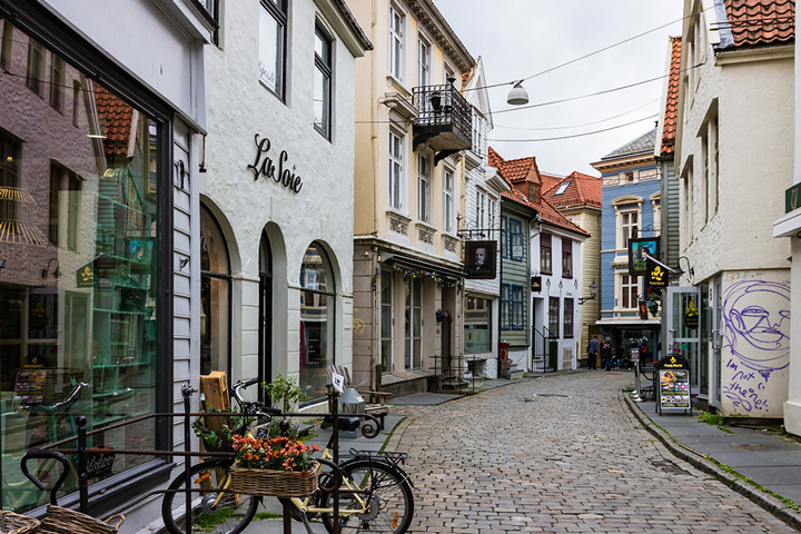 Con phố nhỏ yên bình ở Na Uy