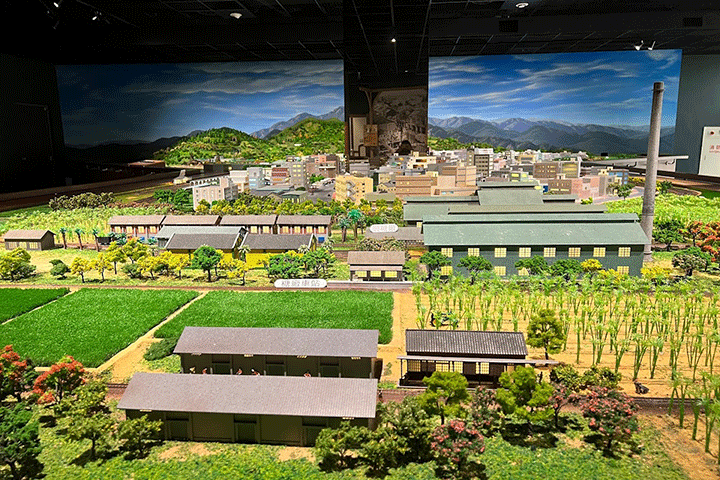 Một góc trưng bày mô hình tại bảo tàng