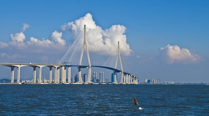 Cầu Incheon thực sự trở n&ecirc;n rạng ngời v&agrave; quyến rũ v&agrave;o ban đ&ecirc;m