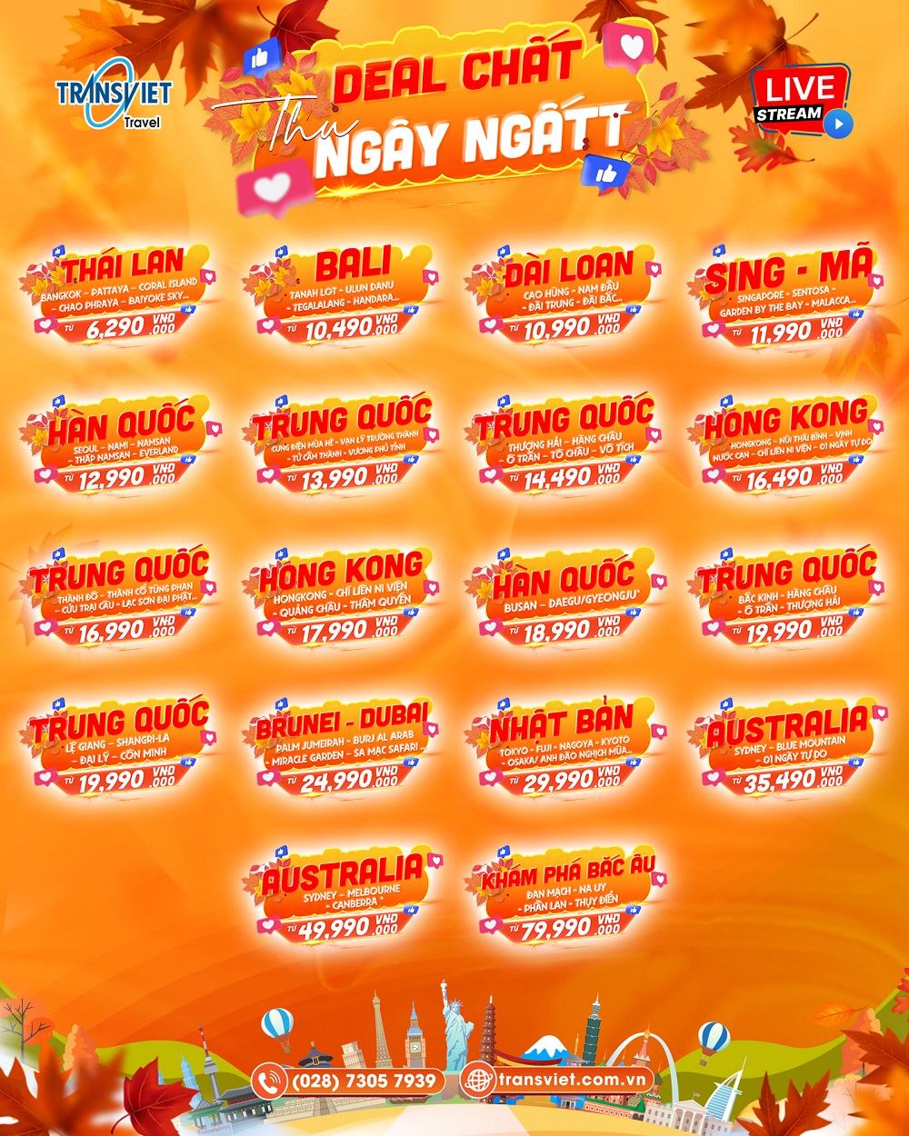 Lộ diện bảng giá tour trước giờ G