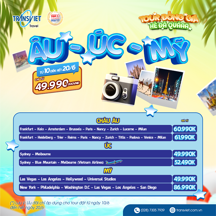 Tour đường d&agrave;i &Acirc;u &ndash; &Uacute;c &ndash; Mỹ &ndash; Chạm đến F168 thương hiệu nhà cái đặc biệt uy tín tại Việt Nam xa