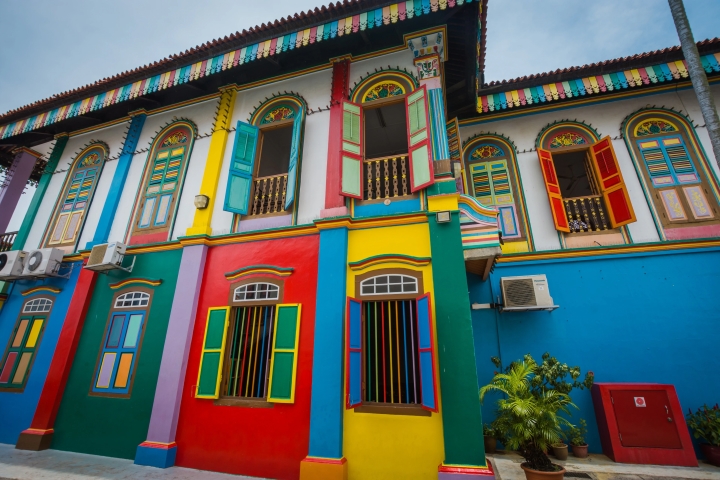 Little India với những con phố rực rỡ sắc m&agrave;u