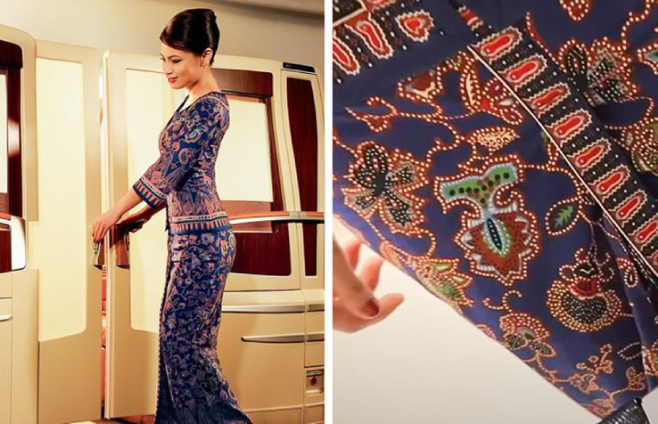 Sarong Kebaya - đồng phục của tiếp viên hàng không Singapore Airlines
