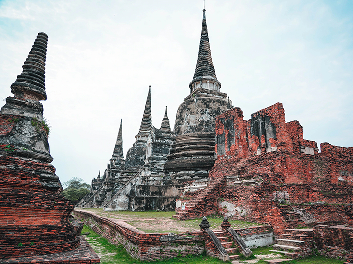 Bảo th&aacute;p chứa tro cốt c&aacute;c vị vua Ayutthaya