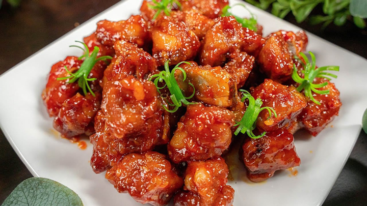 Sườn x&agrave;o chua ngọt