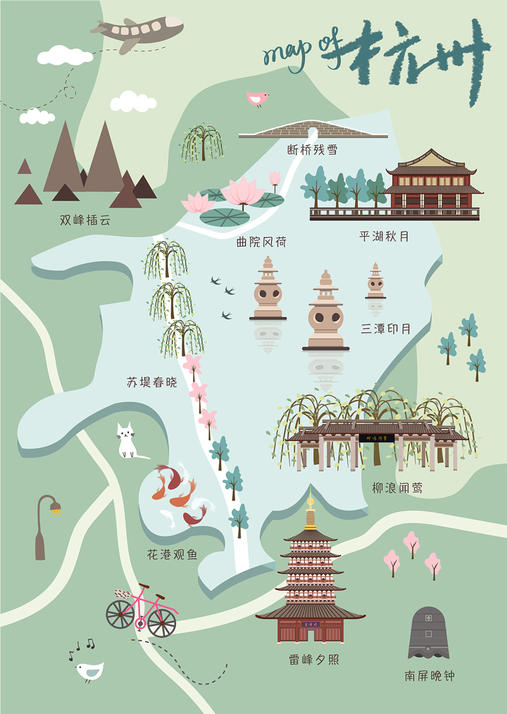 T&acirc;y Hồ Thập Cảnh vang danh mu&ocirc;n nơi