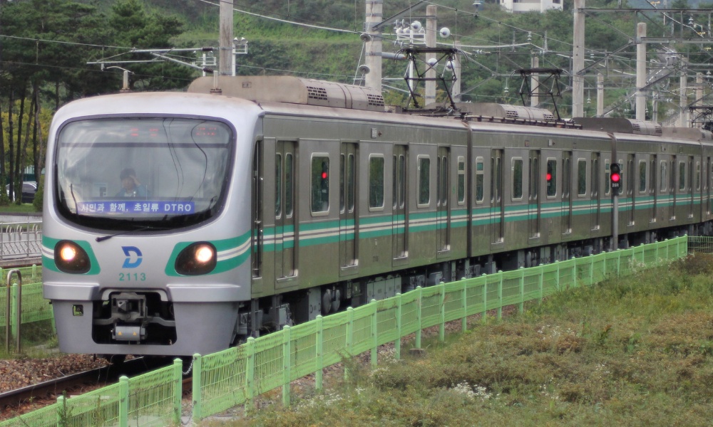 Tàu điện là phương tiện phổ biến, nhanh và tiện lợi tại Daegu