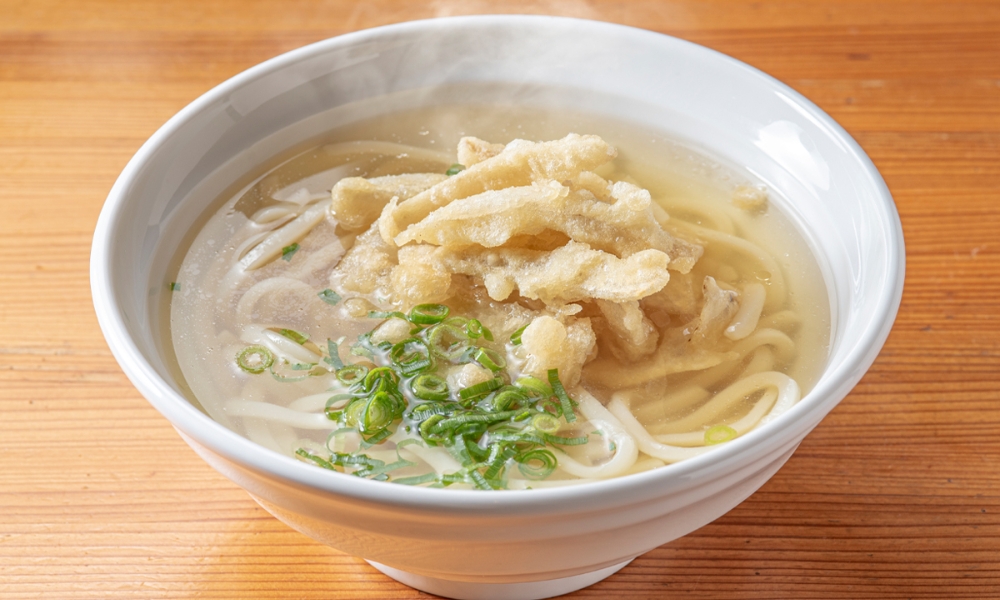 Hakata Udon chan nước d&ugrave;ng thanh nhẹ, ăn k&egrave;m goboten gi&ograve;n tan