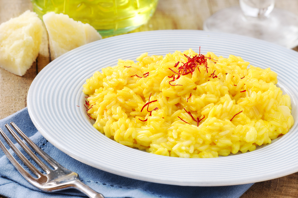 Risotto nghệ tây vàng óng – món ăn đậm chất Địa Trung Hải của vùng Ticino