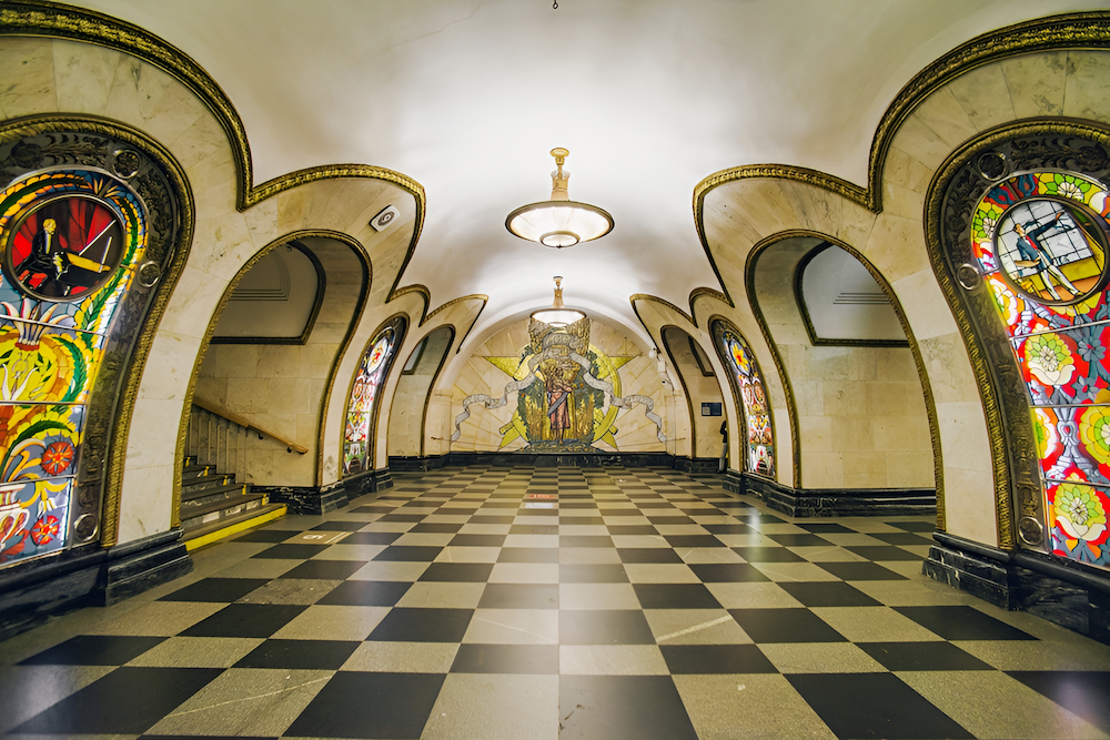 Hệ thống t&agrave;u điện ngầm Moscow sở hữu kiến tr&uacute;c lộng lẫy, gi&agrave;u t&iacute;nh Quatangf168 Thể Thao, Bóng Đá, Casino, Nổ Hũ, Xổ Số