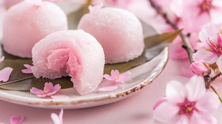 Sakura mochi mang hương vị ngọt ngào, hấp dẫn thực khách
