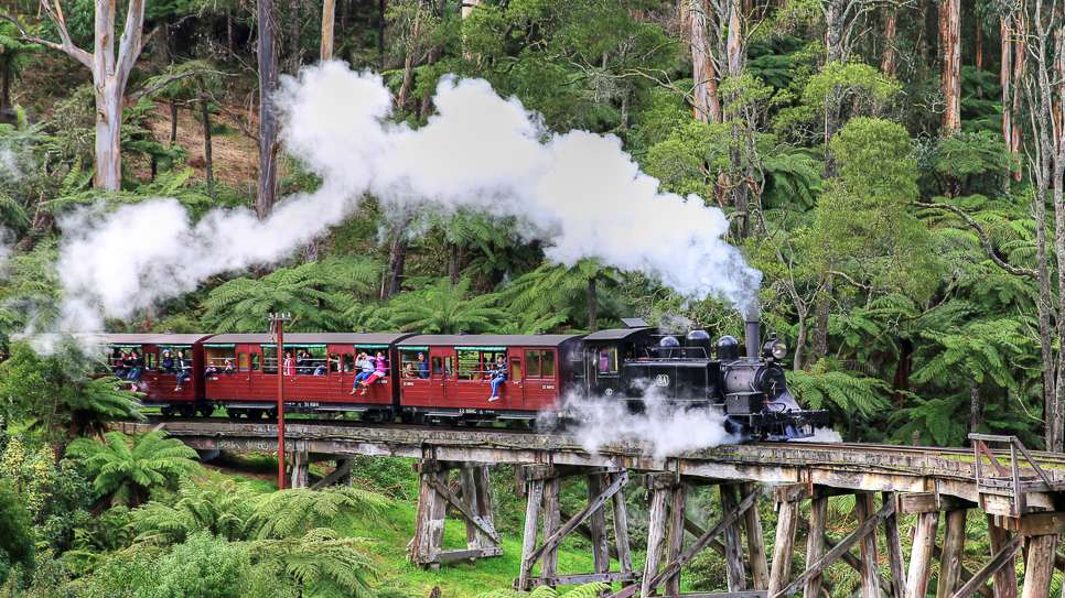 T&agrave;u lửa hơi nước Puffing Billy Railway