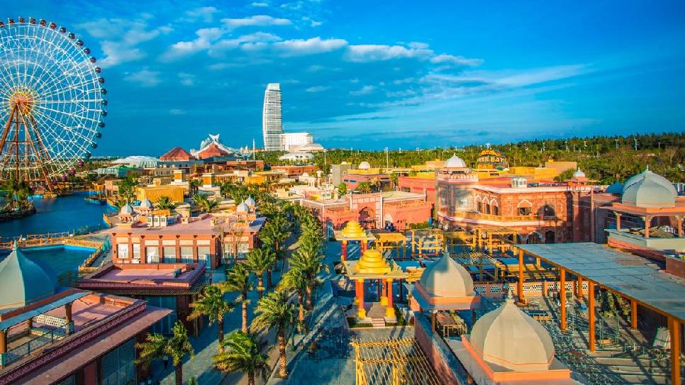 Công viên Dreamlike Ocean Night City