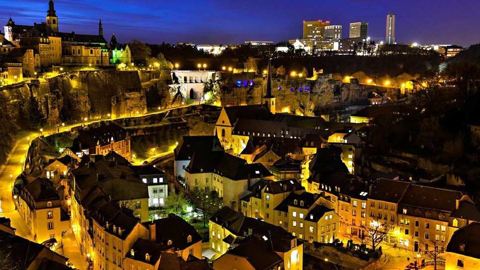 Khu phố cổ ở Luxembourg