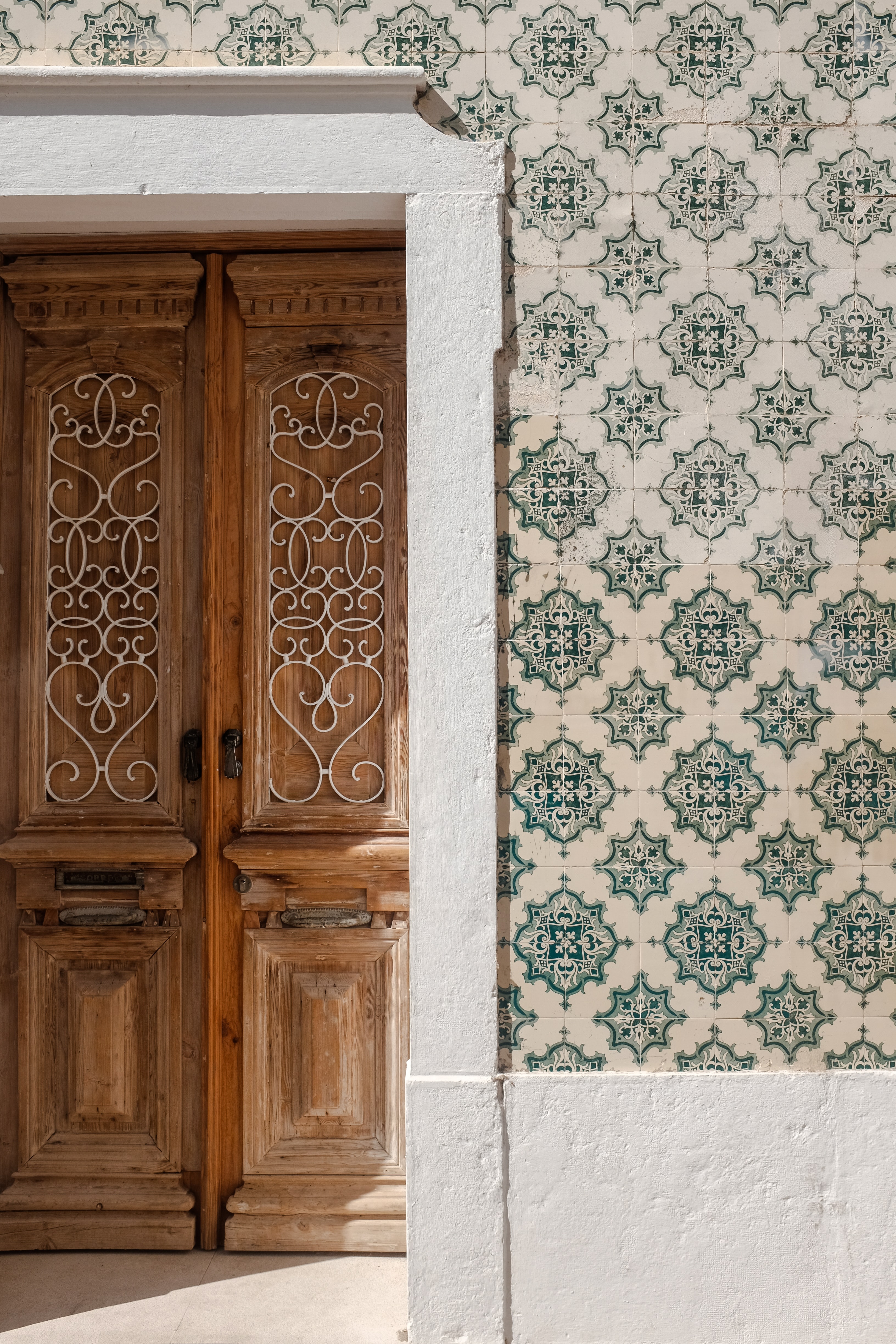 Họa tiết hình học ban đầu của gạch Azulejos